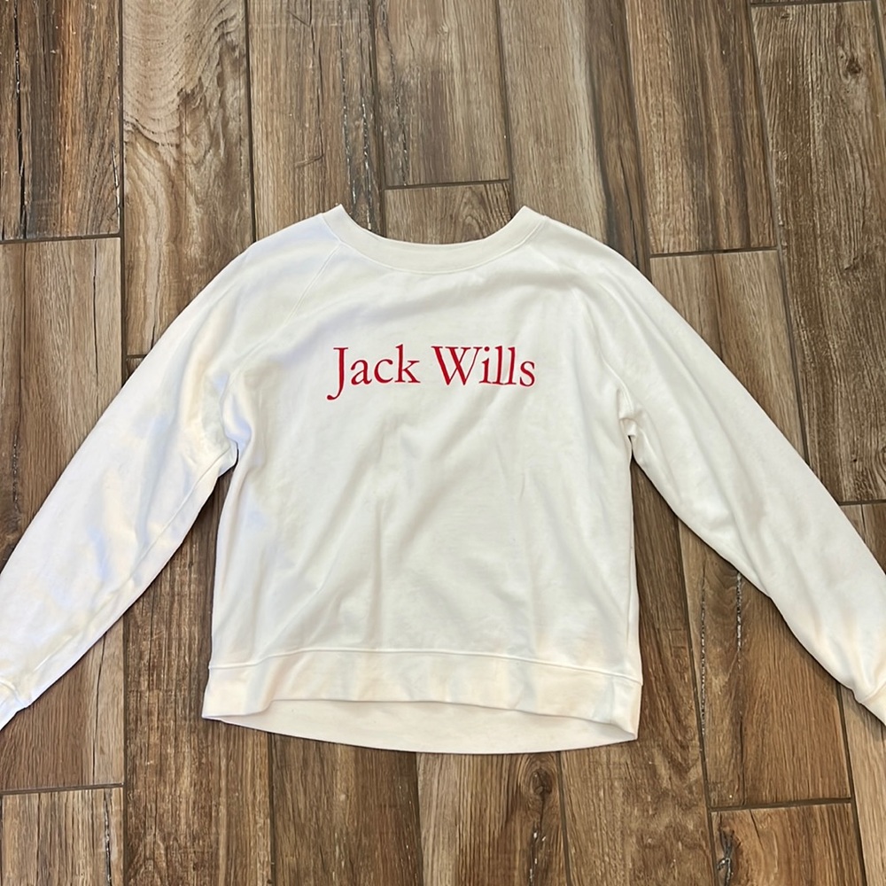 Jack Wills white sweatshirt